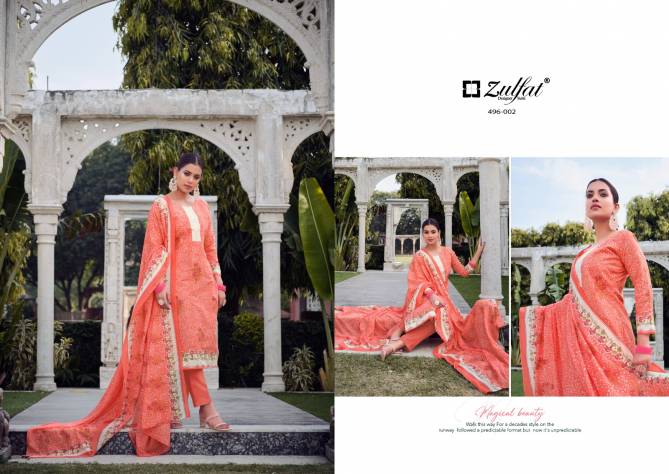 Malang By Zulfat 001-010 Cotton Dress Material Catalog